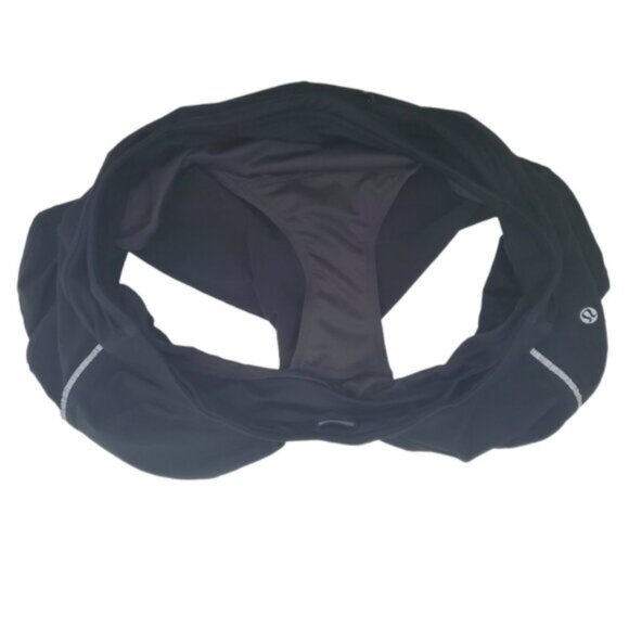 Lululemon Turbo Run Black Shorts with Ruffles Size 10 - Picture 6 of 10